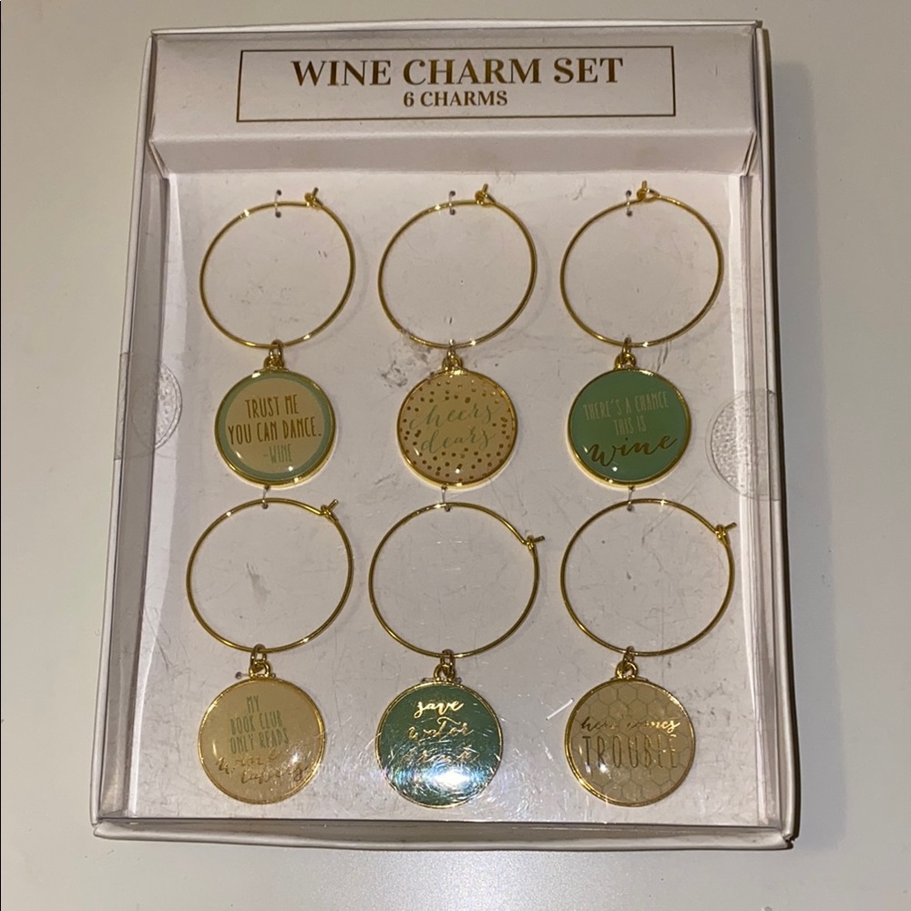 Andrews + Blain Wine Charm Set from Francesca’s